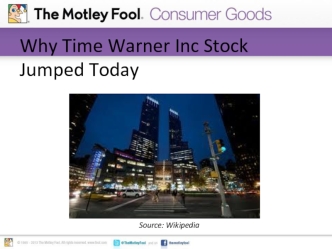 Why Time Warner Inc Stock Jumped Today
