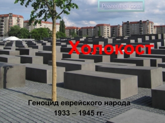 Холокост Геноцид еврейского народа 1933 – 1945 гг