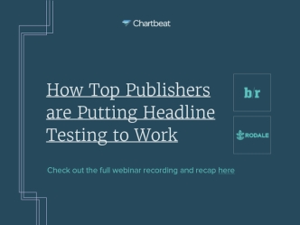 How Top Publishers are Putting Headline Testing to Work