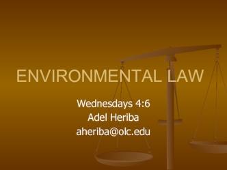 Environmental law