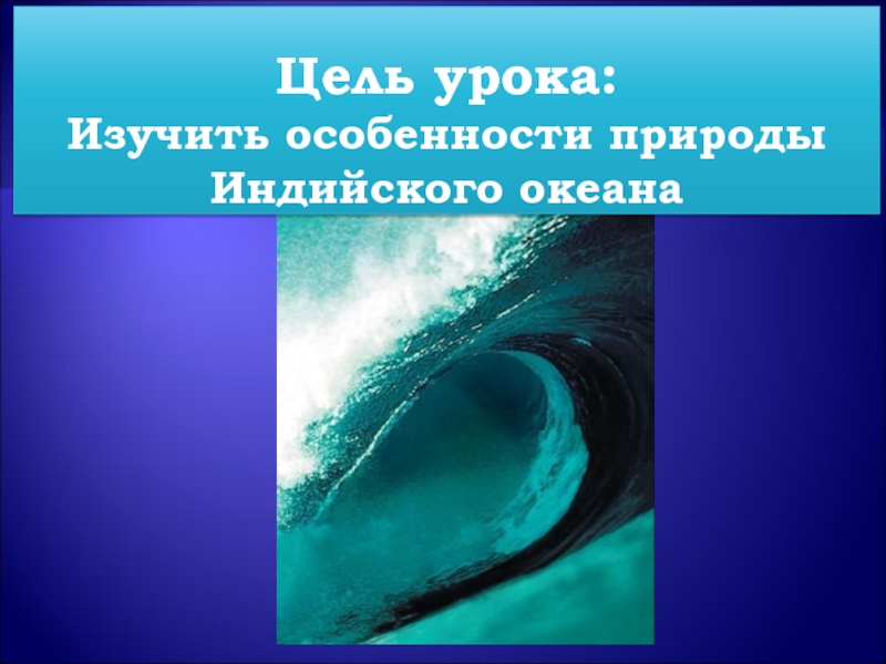 Природные особенности океанов
