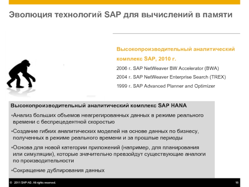 SAP Advanced Planner and Optimizer на основе liveCache  Анализ огромного объема