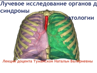 Лучевое исследование органов дыхания, синдромы патологии