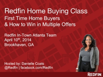 Redfin Home Buying ClassFirst Time Home Buyers & How to Win in Multiple Offers