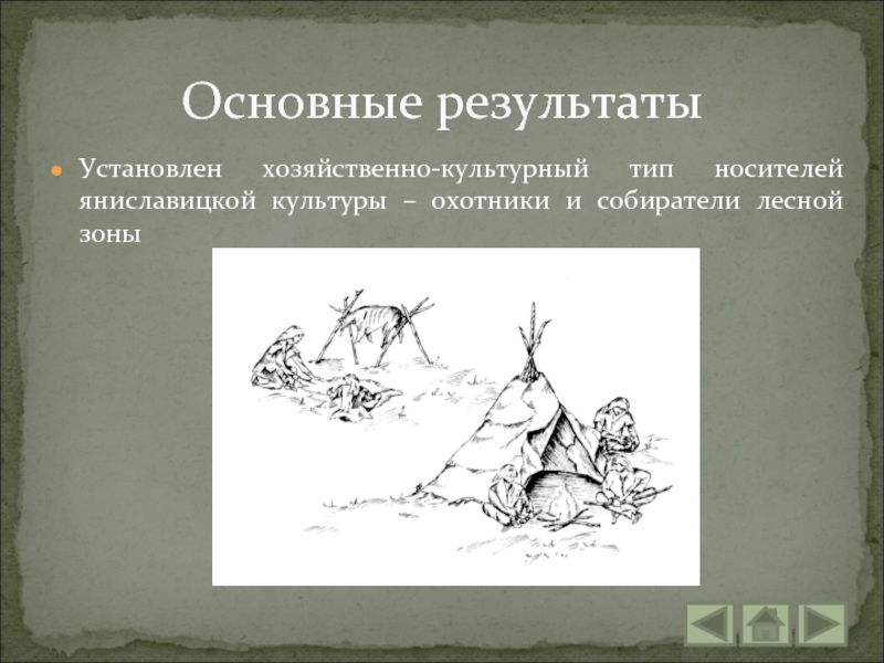 Став закрепить результат. Хозяйственно-культурный Тип охотников, собирателей, рыболовов.. Яниславицкая археологическая культура. Яниславицкая культура.