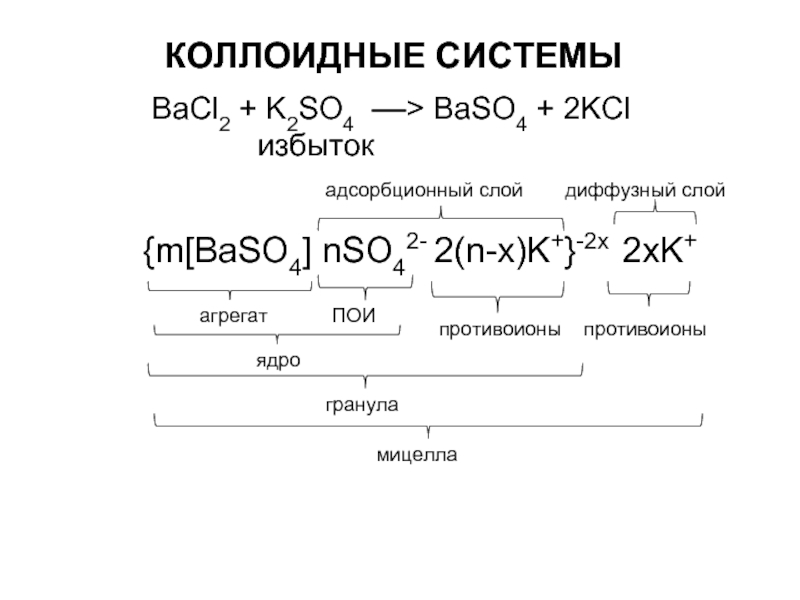 Bacl2 схема образования