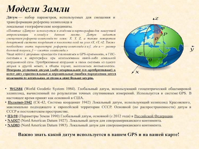 Географические координаты в wgs 84. Понятие референц-эллипсоида. Референц-эллипсоид это в геодезии. Датум и эллипсоид. Координаты референц эллипсоида.