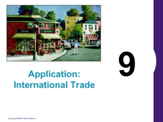 Application International Trade. What determines whether a country imports or exports a good