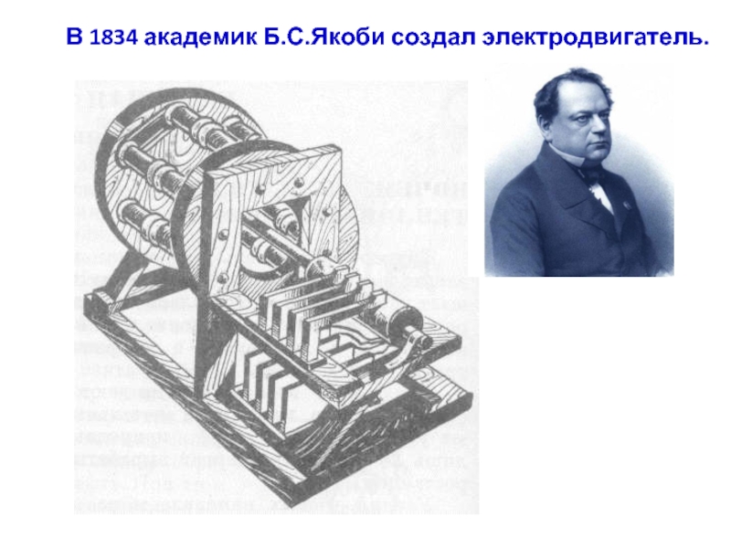 История создания электродвигателя презентация