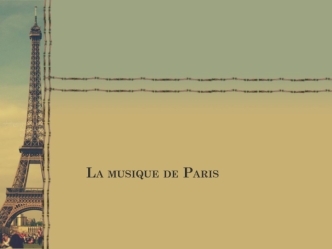 La musique de Paris