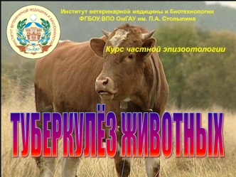 Туберкулез животных