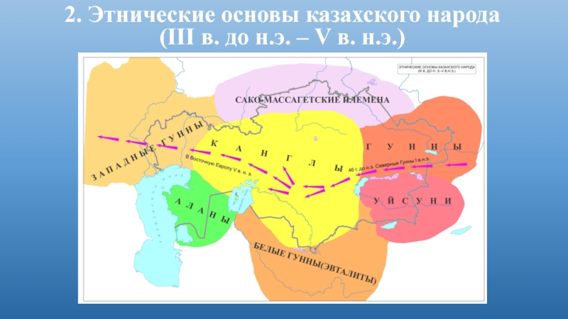 2. Этнические основы казахского народа (III в. до н.э. – V в. н.э.)