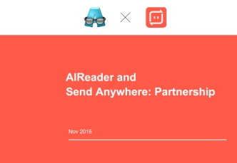 AlReader and Send Anywhere: Partnership