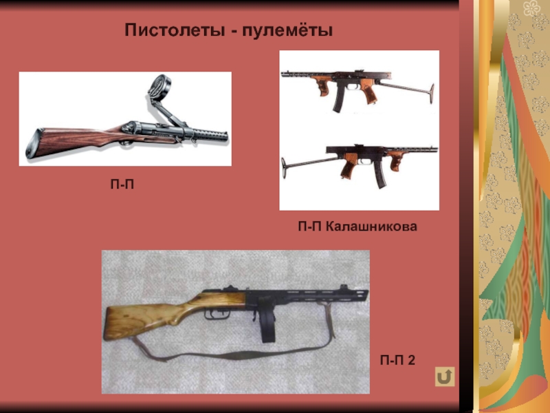 П-П 2П-П КалашниковаП-ППистолеты - пулемёты