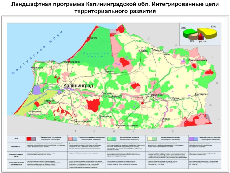 Карта рельефа калининградской области