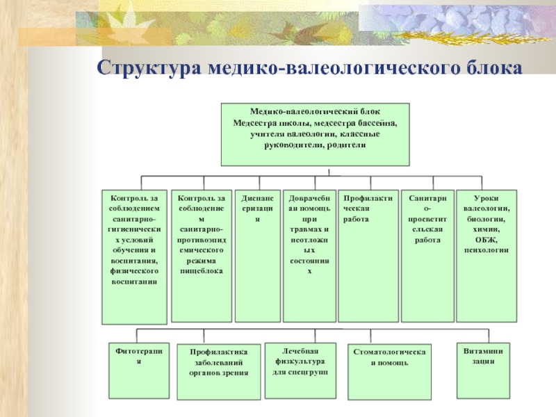 План работы по валеологическому воспитанию