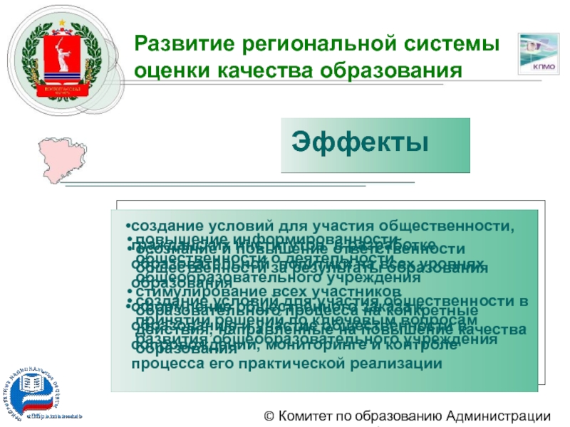 Система образования саратовская область. Формирование региональных подсистем.