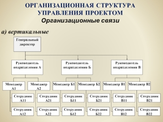 Организационная структура управления проектом