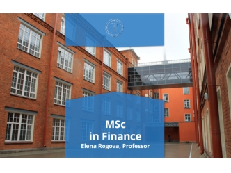Msc in finance