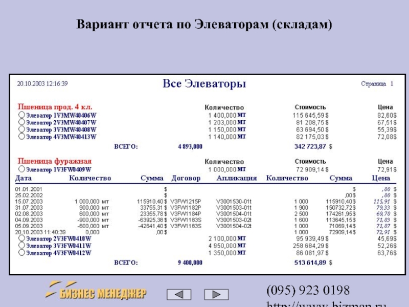 E1cib data справочник вариантыотчетов