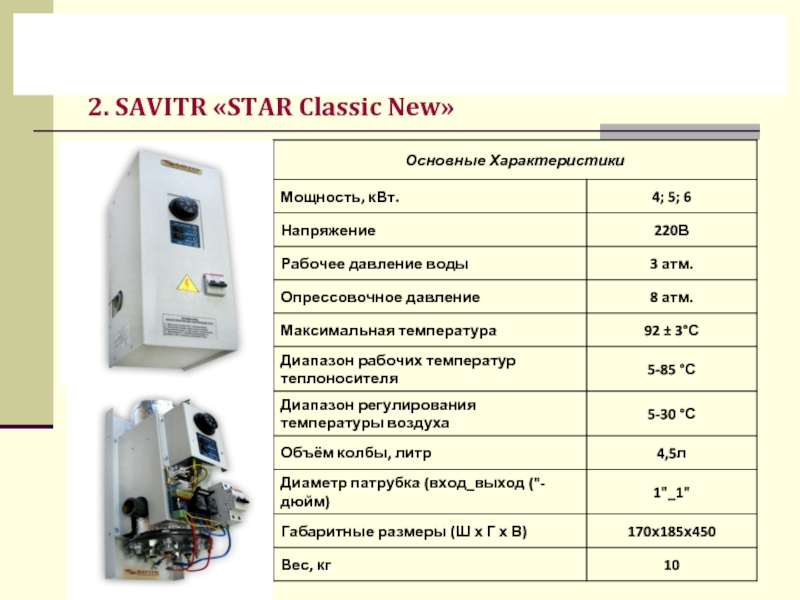 2. SAVITR «STAR Classic New»