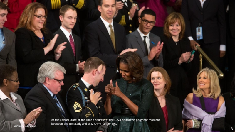 January 18, 2014 At the annual State of the Union