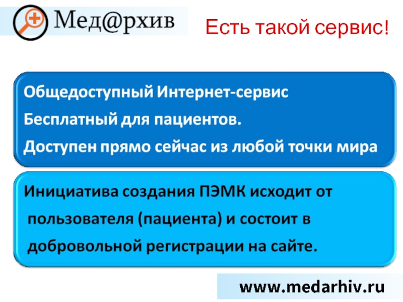 Есть такой сервис!   www.medarhiv.ru