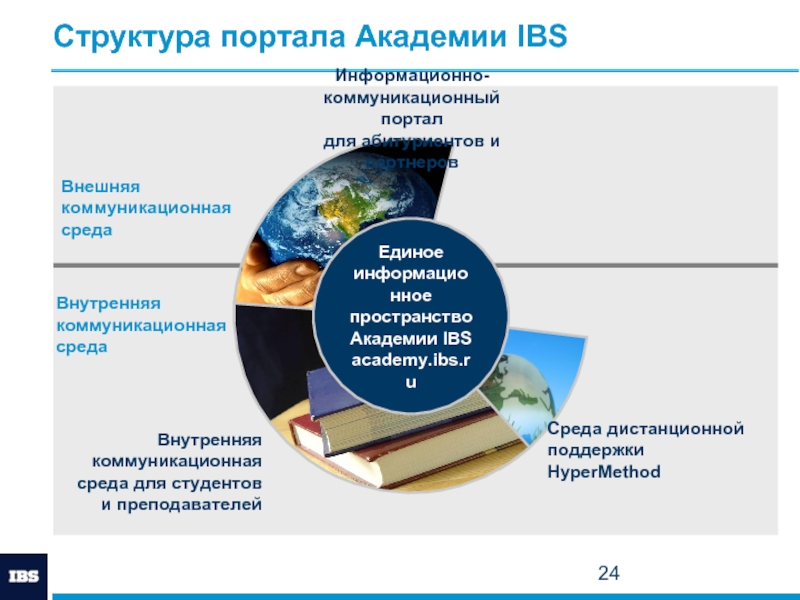 Структура портала Академии IBS Единое  информационное