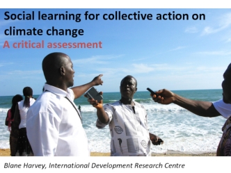 Social learning for collective action on climate change