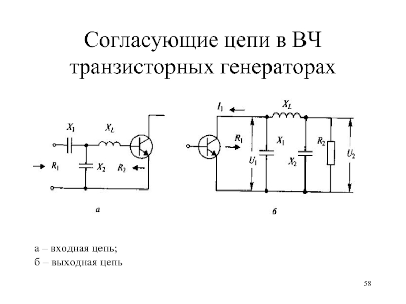 Входная цепь. Схемы входной цепи ГВВ. Согласующая цепь. Входная согласующая цепь. Емкостная входная цепь.