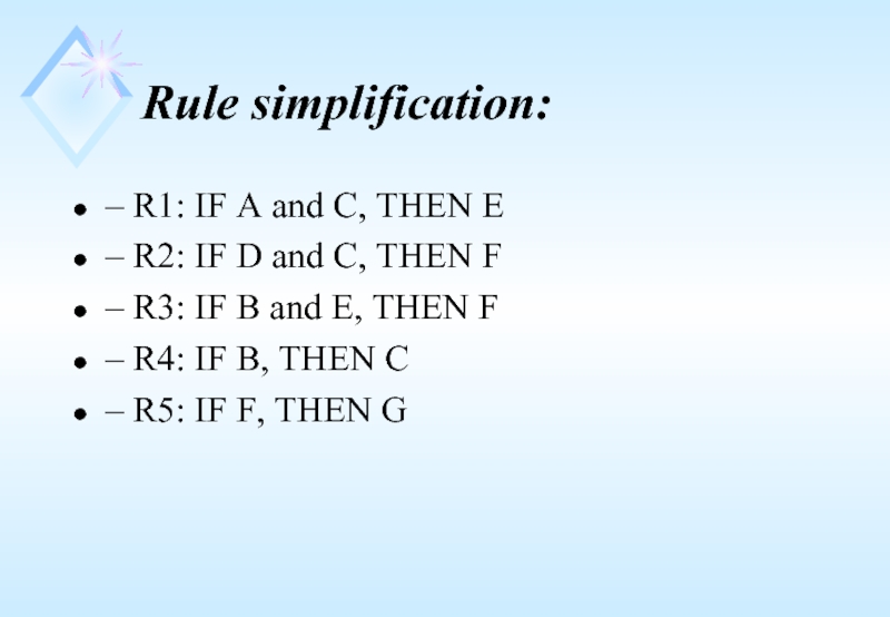 E then. Simplification.