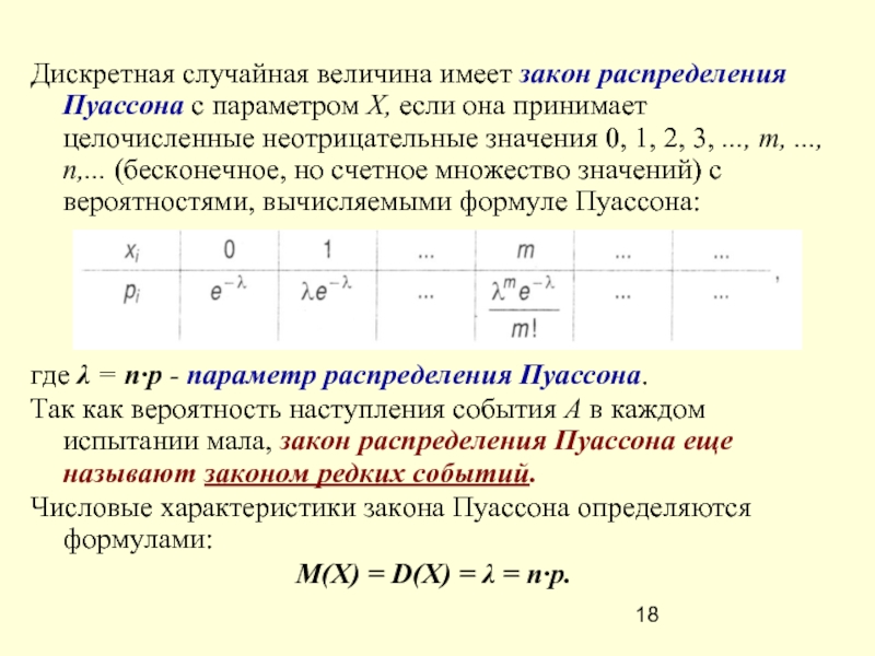 Дискретная случайная величина презентация