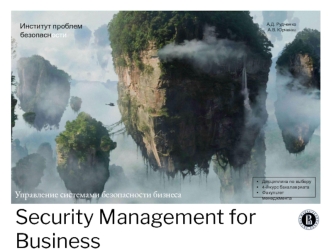 Security Management for Business