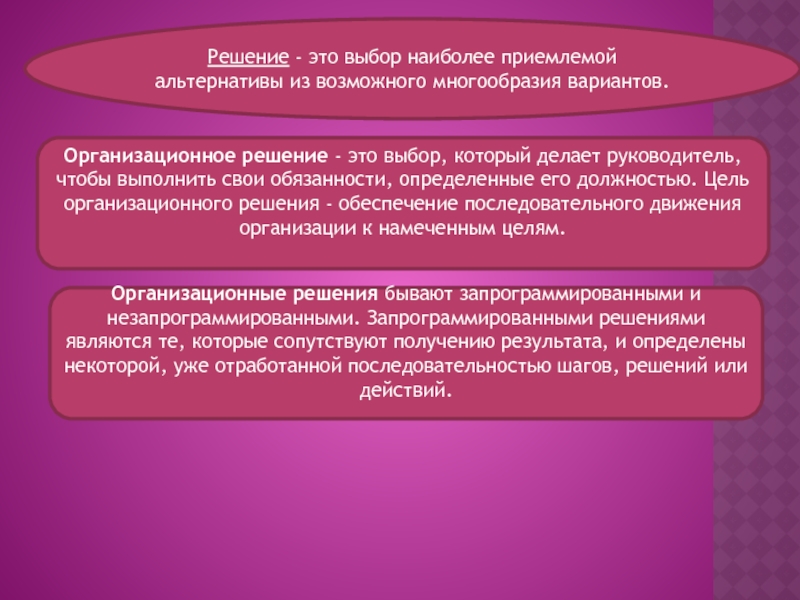 Право отклонять решения линейного руководства бывают при принятии