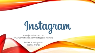 www.jennstrends.com
www.jennstrends.com/Instagram-training

Twitter & Instagram:
@jenns_trends