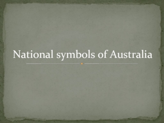 National symbols of Australia