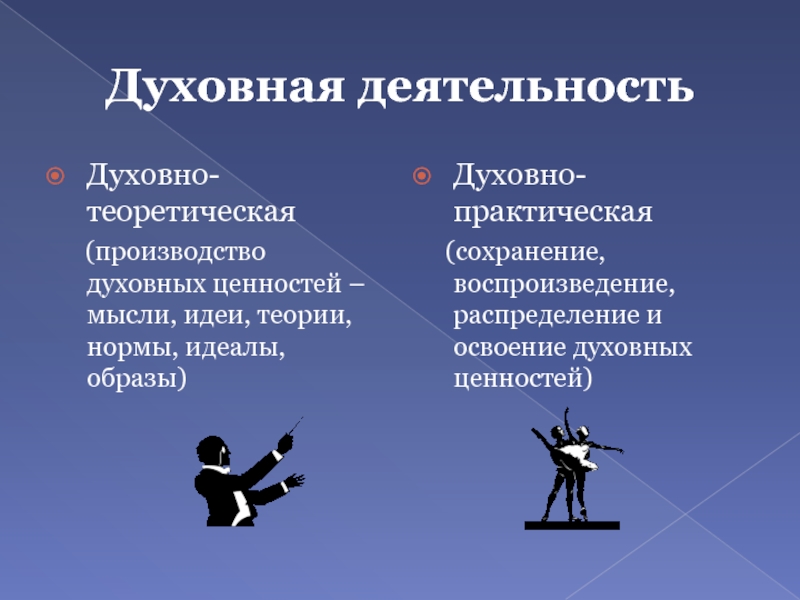 Духовная деятельность. Духовно-практическая деятельность это. Практическая и духовная деятельность. Теоретическая и практическая духовная деятельность. Духовно-теоретическая и духовно-практическая деятельность.