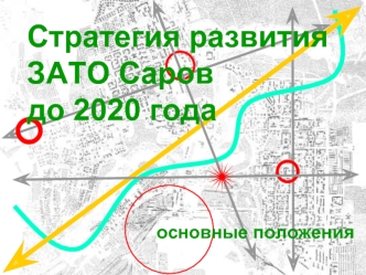 Стратегия развития 
ЗАТО Саров 
до 2020 года 





основные положения