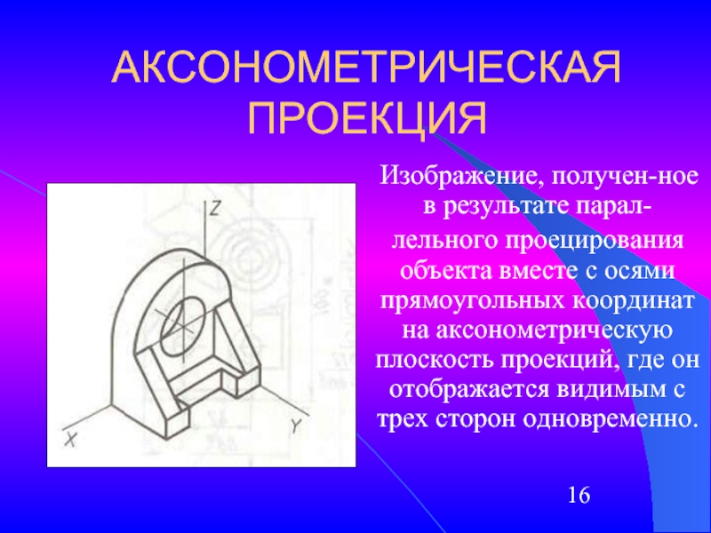 Аксонометрическое изображение. Аксонометрическое изображение является. Аксонометрической проекцией называют изображение полученное при. Принцип получения аксонометрического изображения.