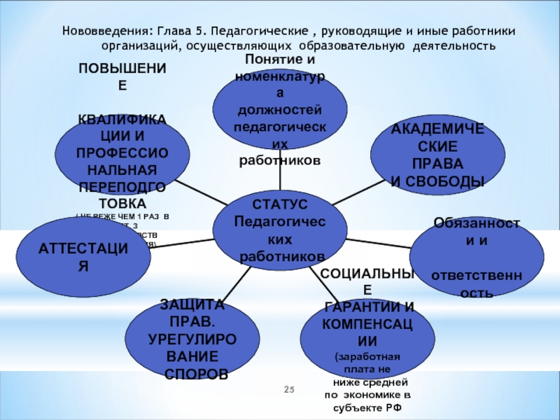 Учебная деятельность образовательной организации. Глава 5 педагогические руководящие и иные работники. Иные работники образовательных организаций. Педагогическую деятельность осуществляют. Организация педагогической деятельности.