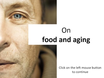 Onfood and aging