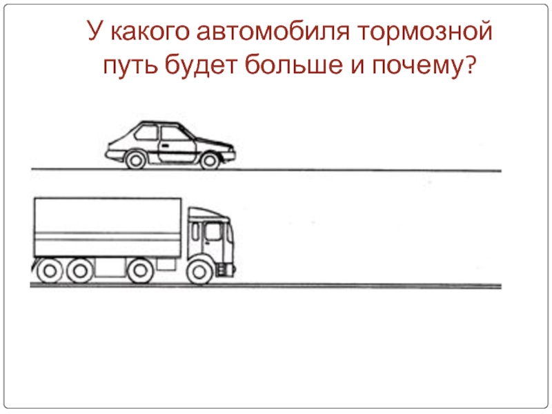 Путь транспортного средства. Тормозной путь рисунок. Тормозной путь фуры. Тормозной путь презентация. Тормозной и остановочный путь автомобиля презентация.