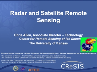 Radar and Satellite Remote Sensing