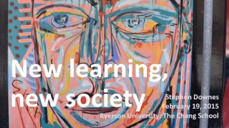 New learning, new society