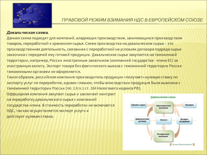 Давальческая схема что это