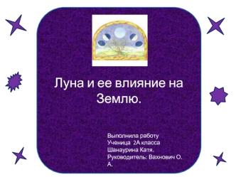 Луна и ее влияние на Землю.