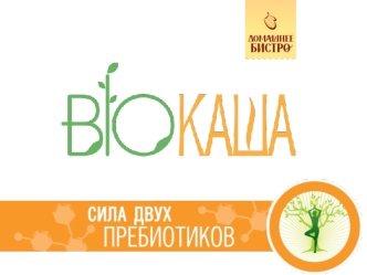 BioКаша Домашнее Бистро – это хлопья для приготовления каш высокого качества, обогащенные смесью двух высокоэффективных пребиотиков (инулин+лактулоза.