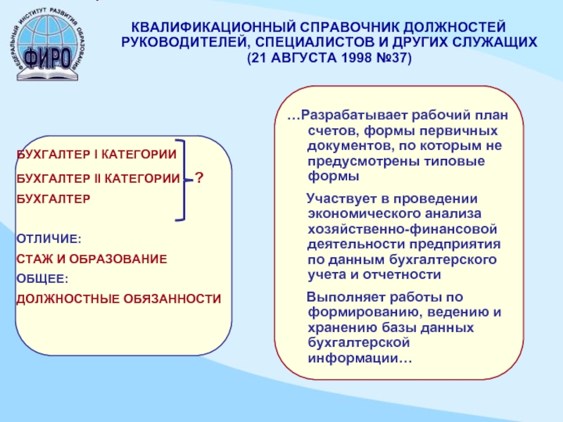 Должности специалистов и служащих. Квалификационные требования бухгалтера. Бухгалтер категория должности. Бухгалтер 2 категории квалификационные требования. Бухгалтер 1 категории и бухгалтер 2 категории.