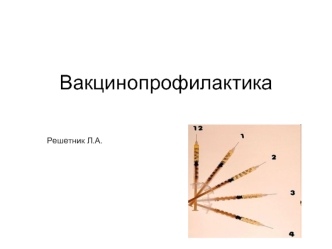 Вакцинопрофилактика