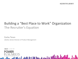 Building a “Best Place to Work” Organization